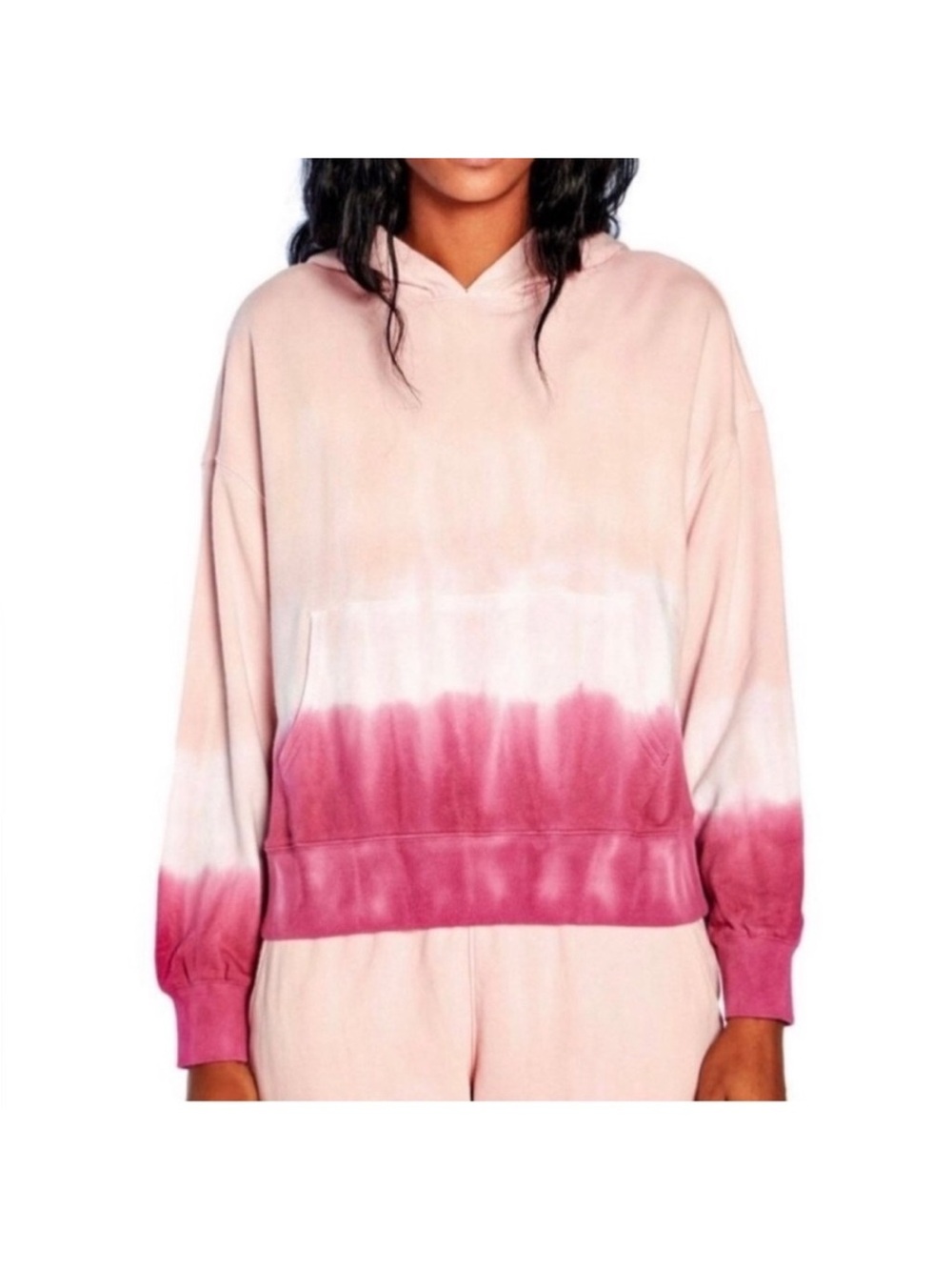 WildFox Women's Pink Tie-Dye Hoodie - Soft Pullover Sweatshirt